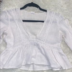 Mini white blouse 💗